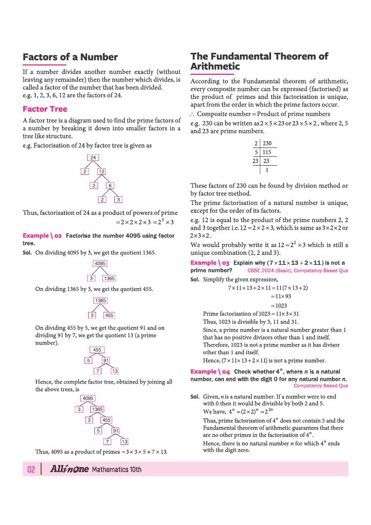 Arihant All in One Mathematics Class 10 for CBSE Exam 2026-27 | NCERT Based Complete Theory, Practice Exercises, CBQs, A-R, Sample Papers & Mind Maps | Revised Edition as per Latest Syllabus