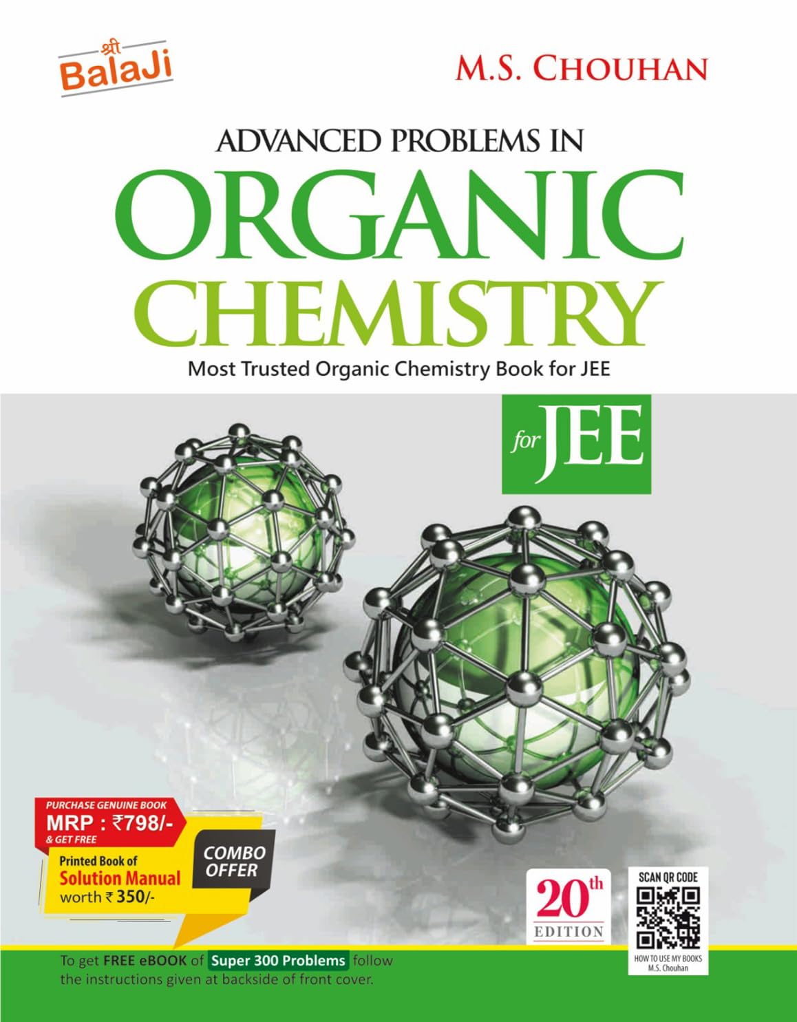 Balaji Problems in Organic Chemistry for JEE (Main & Advanced) - 19th Edition, 2026