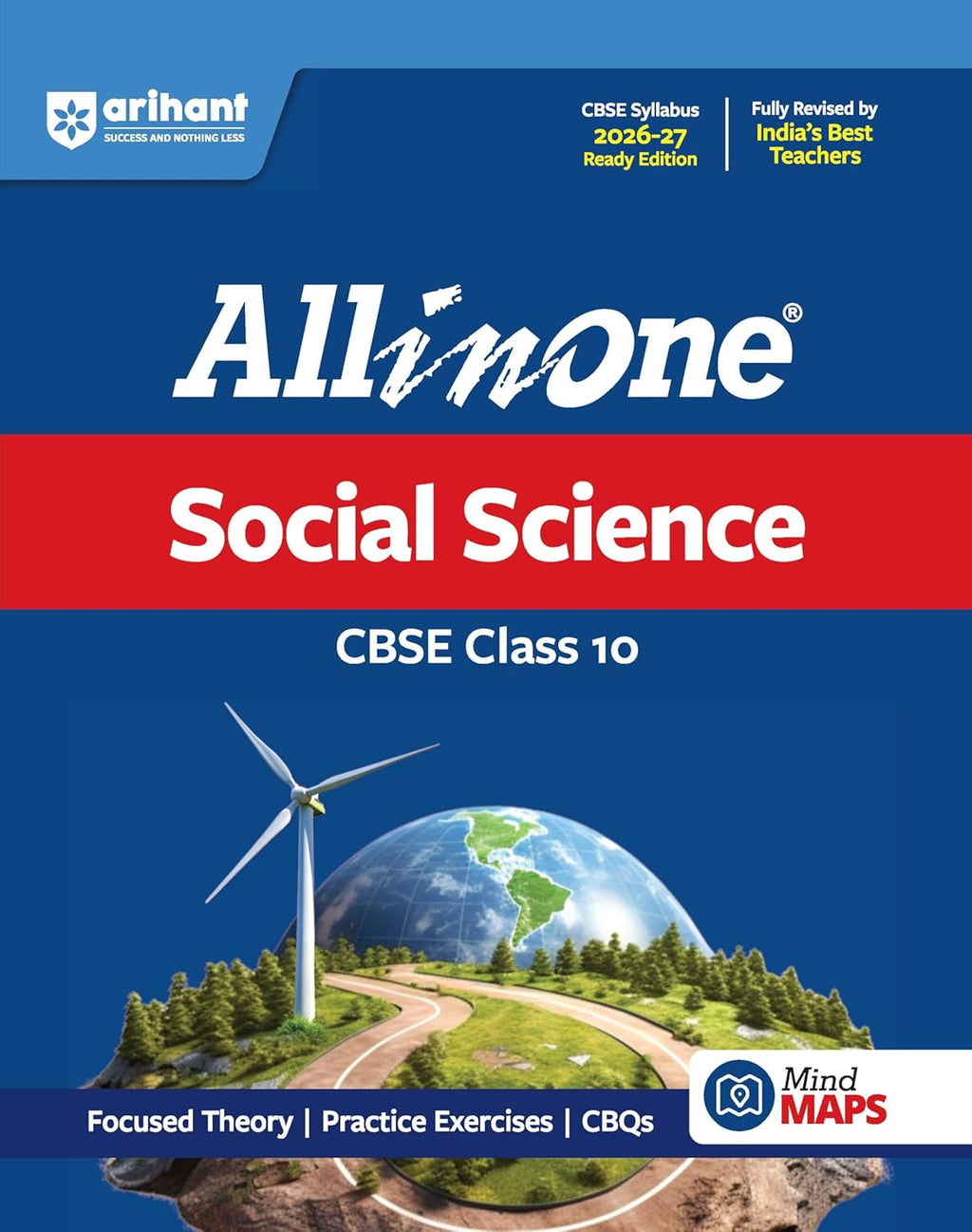Arihant All in One English Language & Literature, Mathematics, Science, Social Science Class 10 for CBSE Exam 2026-27 | NCERT Based Complete Theory, Practice Exercises, CBQs, Sample Papers & Mind Maps
