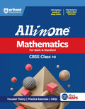 Arihant All in One Mathematics Class 10 for CBSE Exam 2026-27 | NCERT Based Complete Theory, Practice Exercises, CBQs, A-R, Sample Papers & Mind Maps | Revised Edition as per Latest Syllabus