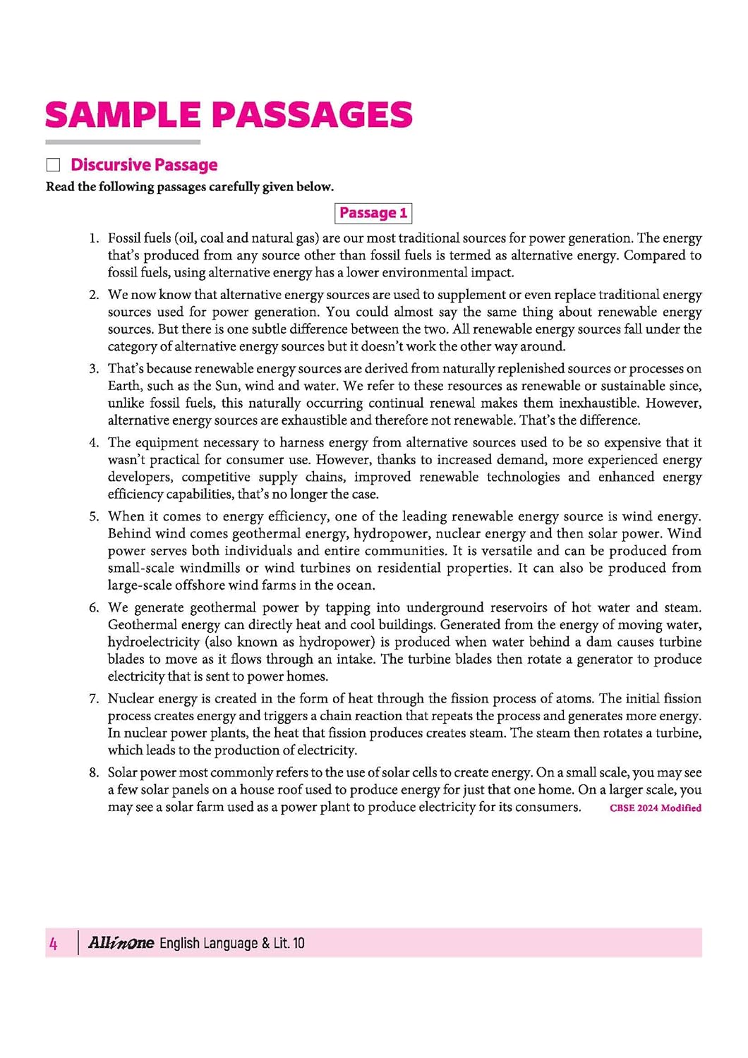 Arihant All in One English Language & Literature Class 10 for CBSE Exam 2026-27 | NCERT Based Complete Theory, Practice Exercises, CBQs, A-R,Sample Papers & Mind Maps | Revised Edition Latest Syllabus