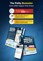 Indian Polity Courseware by M. Laxmikanth, 8e | UPSC 2026 | 40+ Conceptual Videos, Colour eBook, 13 Years Solved Prelims PYQs (2013-25) & 12 Years Mains Questions