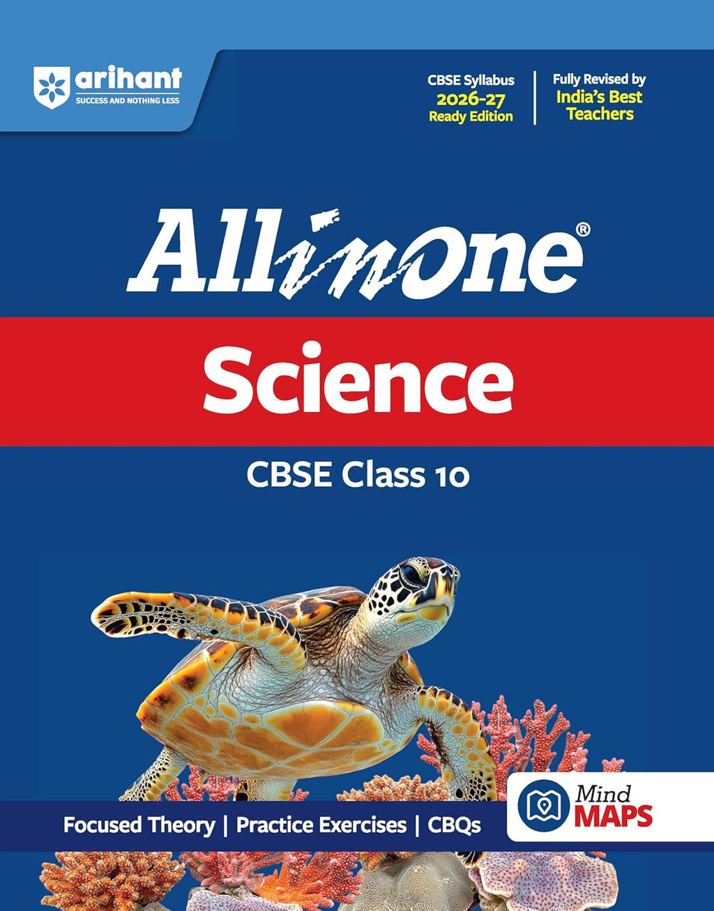 Arihant All in One English Language & Literature, Mathematics, Science, Social Science Class 10 for CBSE Exam 2026-27 | NCERT Based Complete Theory, Practice Exercises, CBQs, Sample Papers & Mind Maps
