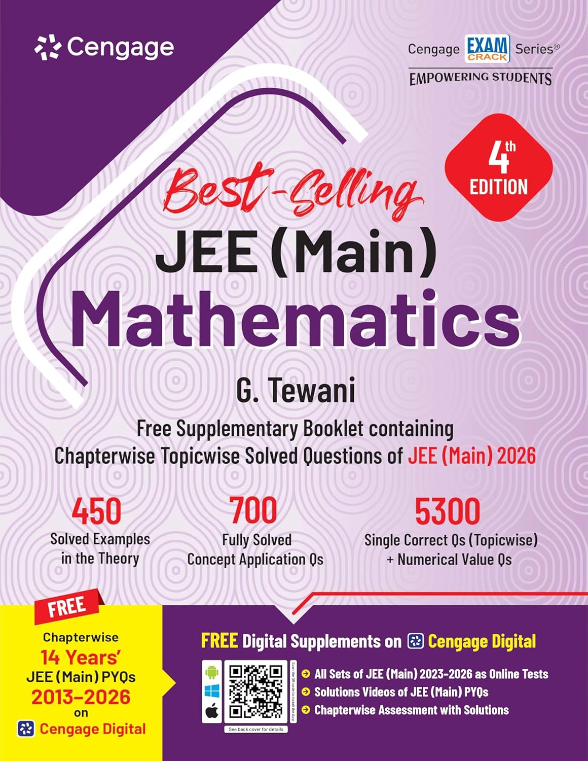 Cengage JEE Main Mathematics 2027 | Comprehensive Theory, Topicwise Questions & Chapterwise Solved PYQs 2026