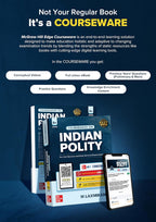 Indian Polity Courseware by M. Laxmikanth, 8e | UPSC 2026 | 40+ Conceptual Videos, Colour eBook, 13 Years Solved Prelims PYQs (2013-25) & 12 Years Mains Questions