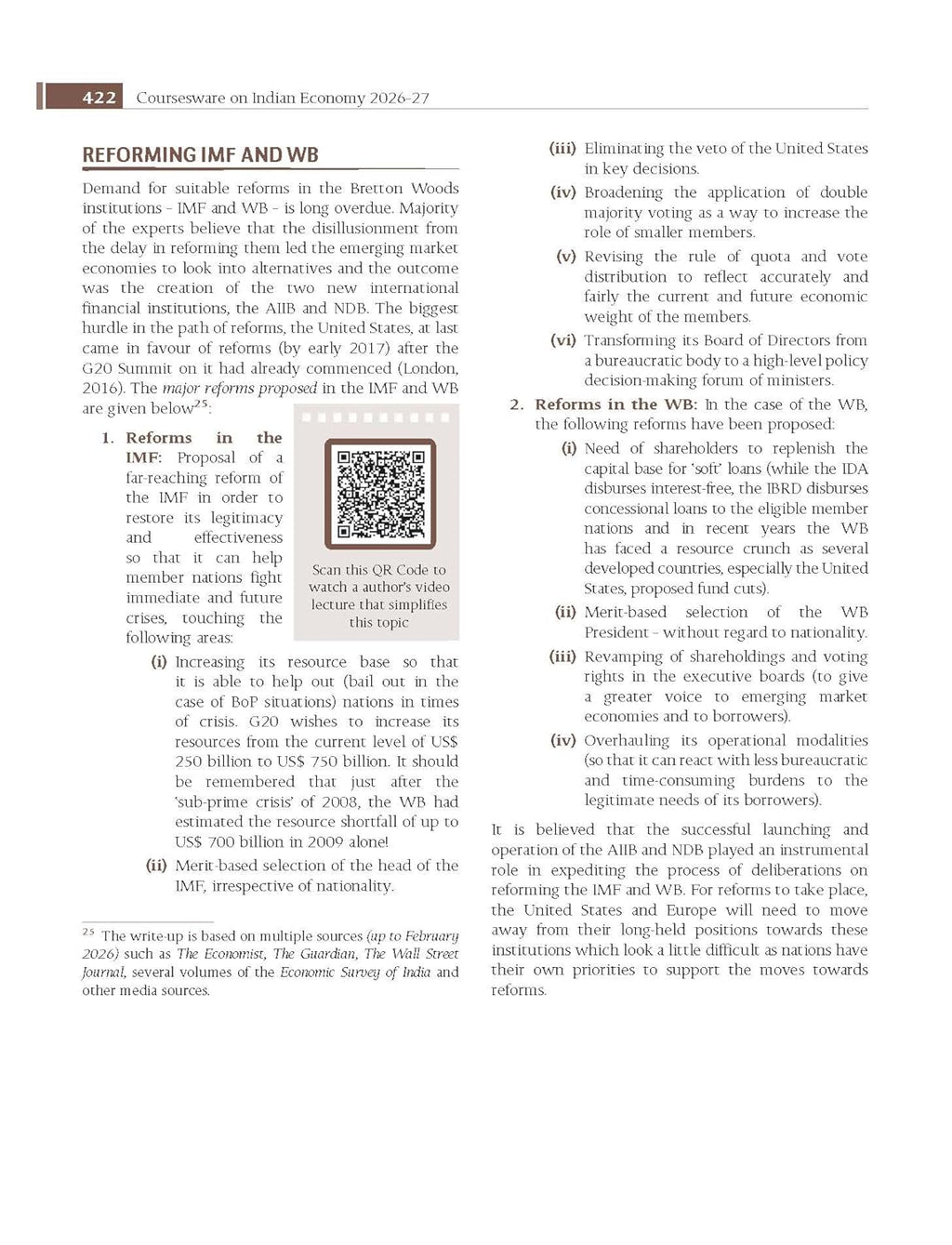 Indian Economy Courseware, 18e by Ramesh Singh for UPSC 2026 | 290+ Solved Online Prelims PYQs (2011-2025) | 85+ Online Mains PYQs (2011-2025) | 45+ Author Videos | Economic Survey & Union Budget