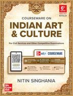 Indian Art and Culture Courseware by Nitin Singhania (IAS), 6e | UPSC CSE 2026 | 400+ Solved PYQs (2013-2025), 500+ CBT-Based Practice Questions & 50+ Author Videos