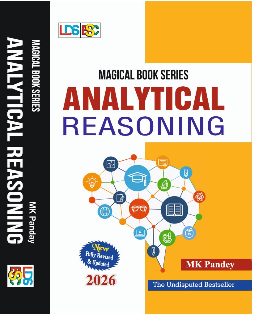 Analytical Reasoning Book 2026 Edition, Magical Book Series, Fully Revised & Updated, Competitive Exam Preparation Guide - MK Pandey