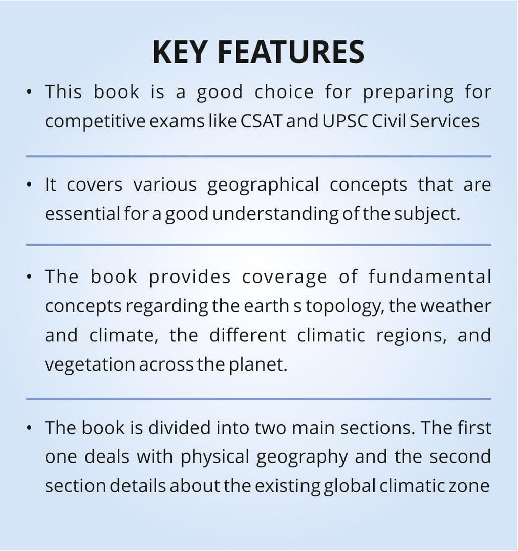 Certificate Physical and Human Geography by G.C. Leong | Complete Geography Book for UPSC, SSC, State PCS & Competitive Exams | Latest 2026–27 Edition