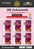 Cengage Chemistry Combo for JEE Advanced: Physical Chemistry (1 & 2) + Organic Chemistry (1 & 2) + Inorganic Chemistry (1 & 2) Set of 6 Books with Chapterwise Concept Videos & Online Assessments