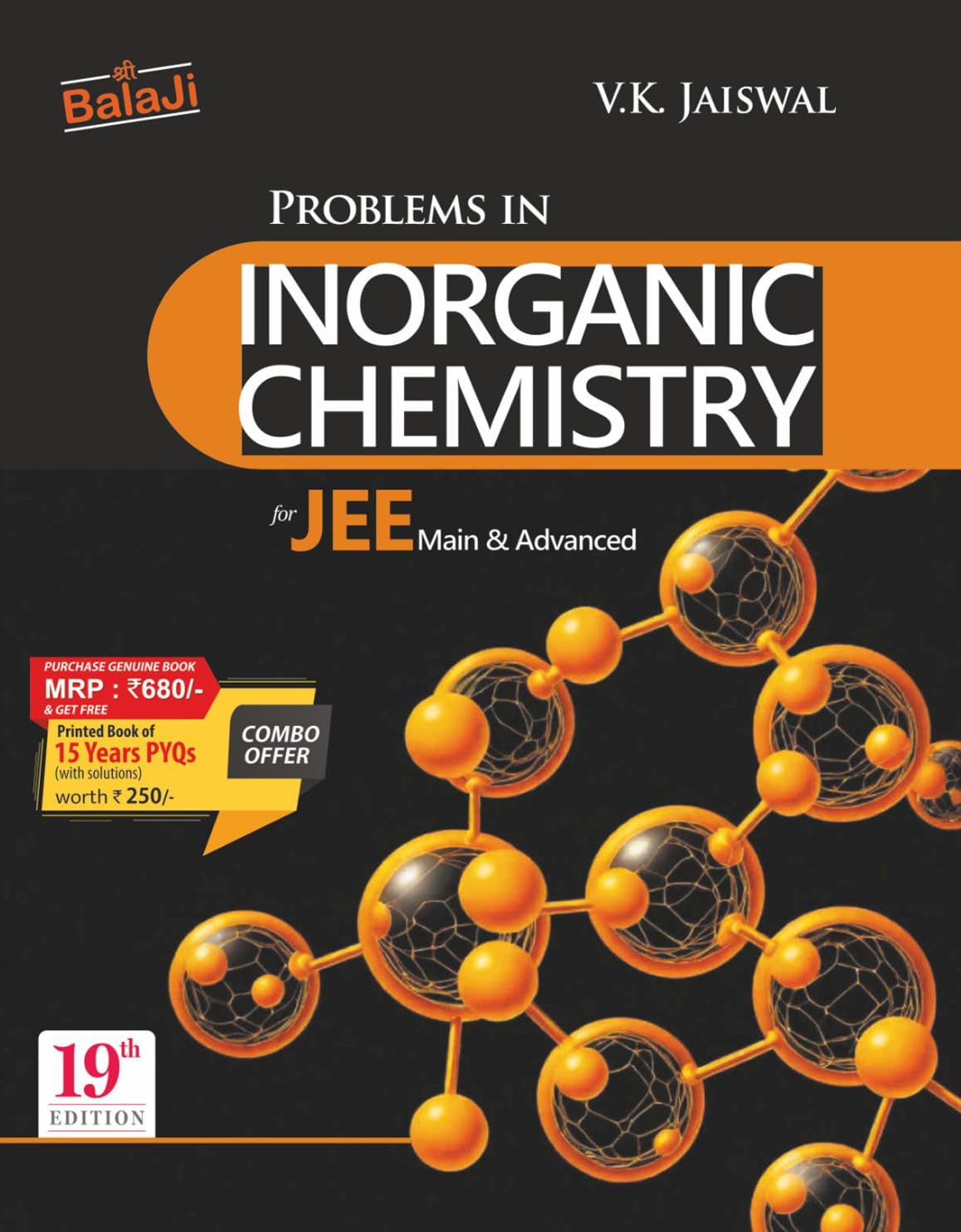 Balaji Problems in Inorganic Chemistry for JEE (Main & Advanced) - 19th Edition, 2026