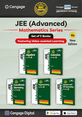 Cengage Mathematics Combo for JEE Advanced: Algebra + Calculus + Coordinate Geometry + Trigonometry + Vectors & 3D Geometry Set of 5 Books with Chapterwise Concept Videos & Online Assessments