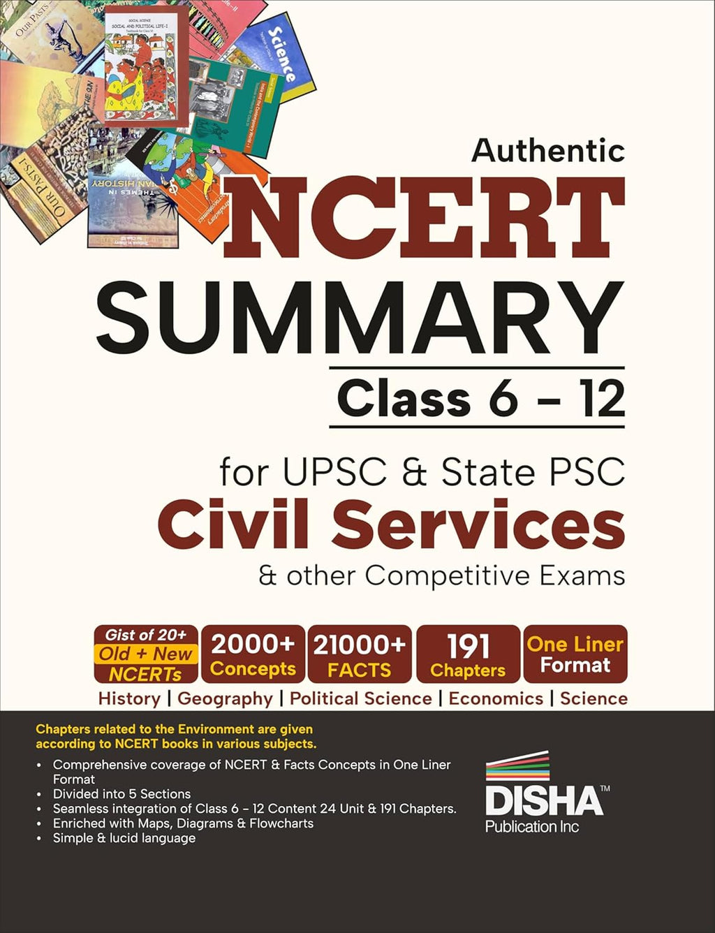 Authentic NCERT Summary Class 6 to 12 | For UPSC, State PSC & Other Competitive Exams | One-Liner General Studies for IAS Prelims & Mains
