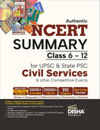 Authentic NCERT Summary Class 6 to 12 | For UPSC, State PSC & Other Competitive Exams | One-Liner General Studies for IAS Prelims & Mains