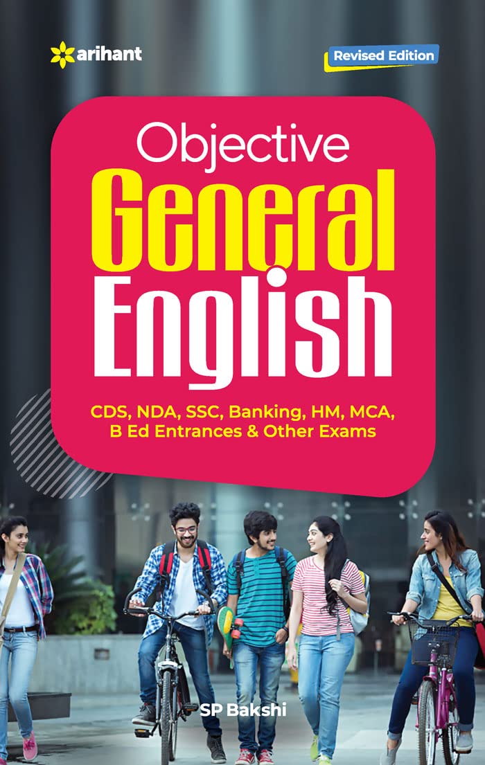 Arihant Objective General English Book 2025 | Latest Revised Edition | For SSC, Bank, CDS, NDA, Defence, MBA, B.Ed, MCA & All Competitive Exams | English Medium