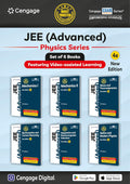 Cengage Physics Combo for JEE Advanced: Mechanics I & II + Waves + Electrostatics + Magnetism + Optics Set of 6 Books with Chapterwise Concept Videos & Online Assessments