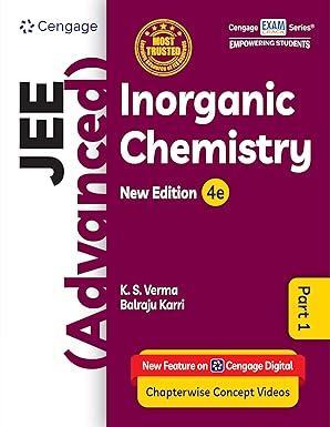 Cengage JEE (Advanced) Inorganic Chemistry Part 1 with Chapterwise Concept Videos & Online Assessments