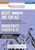 Oswaal NCERT One For All Book for UPSC & State PSCs | Indian Polity Classes 6-12 (Old & New NCERT Edition) Latest Edition